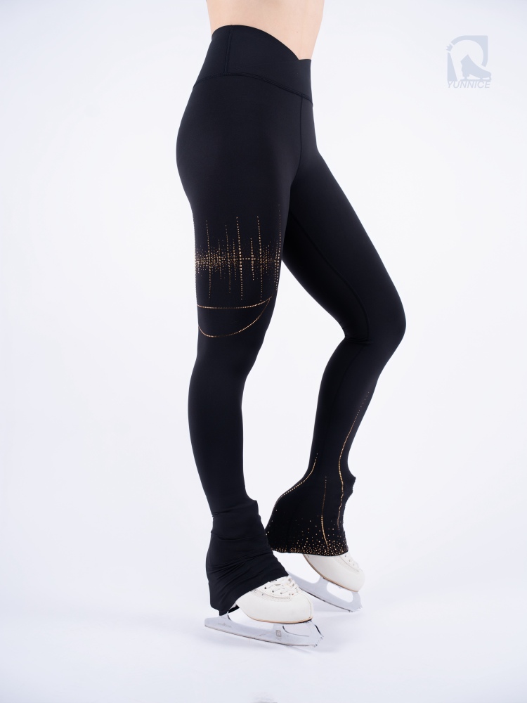Lycra® Punk Style “V”-waist Legging