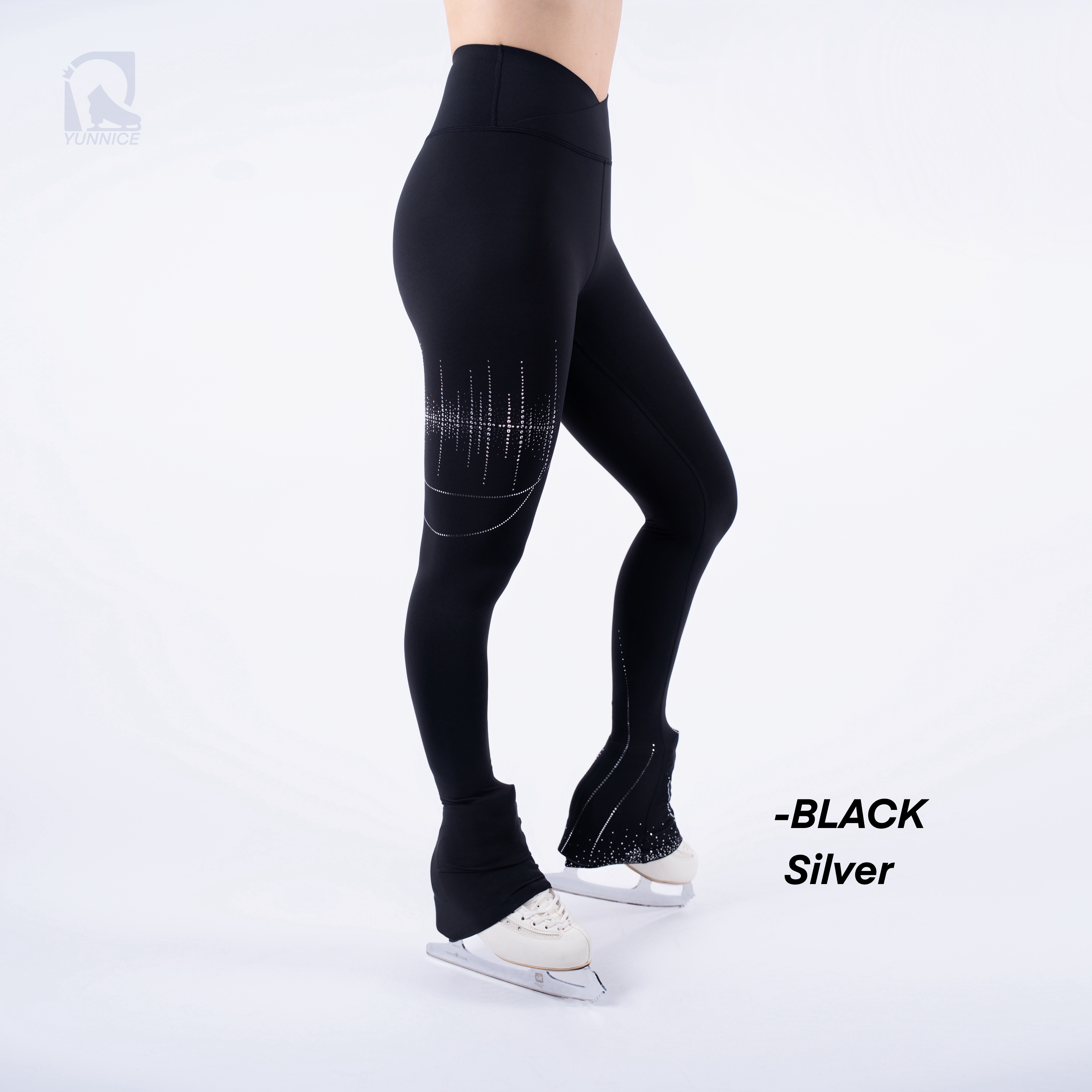 Lycra® Punk Style “V”-waist Legging