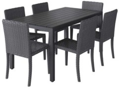 MD153 ALUMINIUM WICKER DINING SET