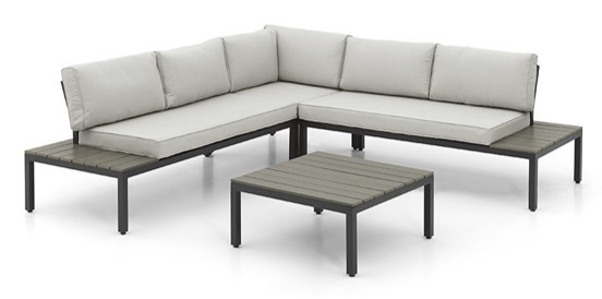 JS167 ALUMINIUM SECTIONAL SOFA SET