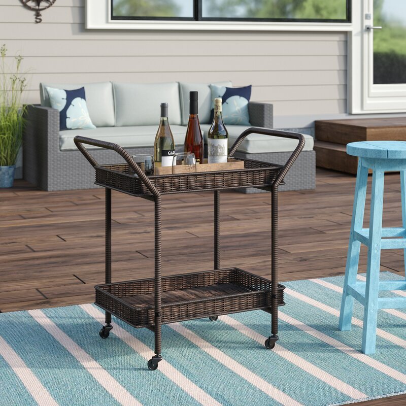 MSC336 OUTDOOR BAR SERVING CART