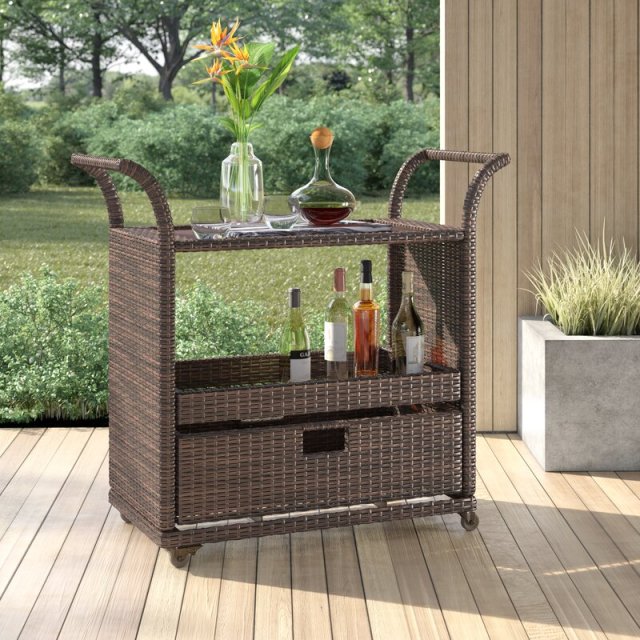MSC335 OUTDOOR BAR SERVING CART
