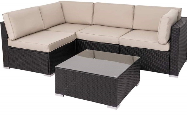 MS337 KD OUTDOOR SECTIONAL  SOFA SET