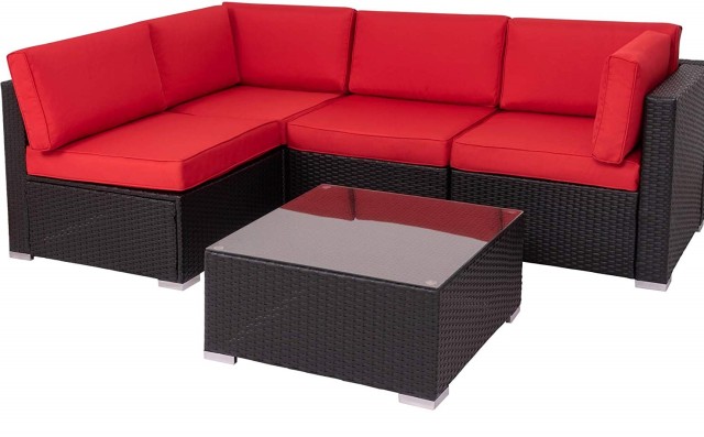 MS337 KD OUTDOOR SECTIONAL  SOFA SET