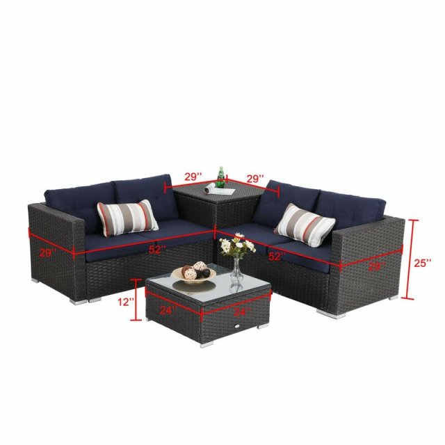 MS307 SECTIONAL SOFA SET