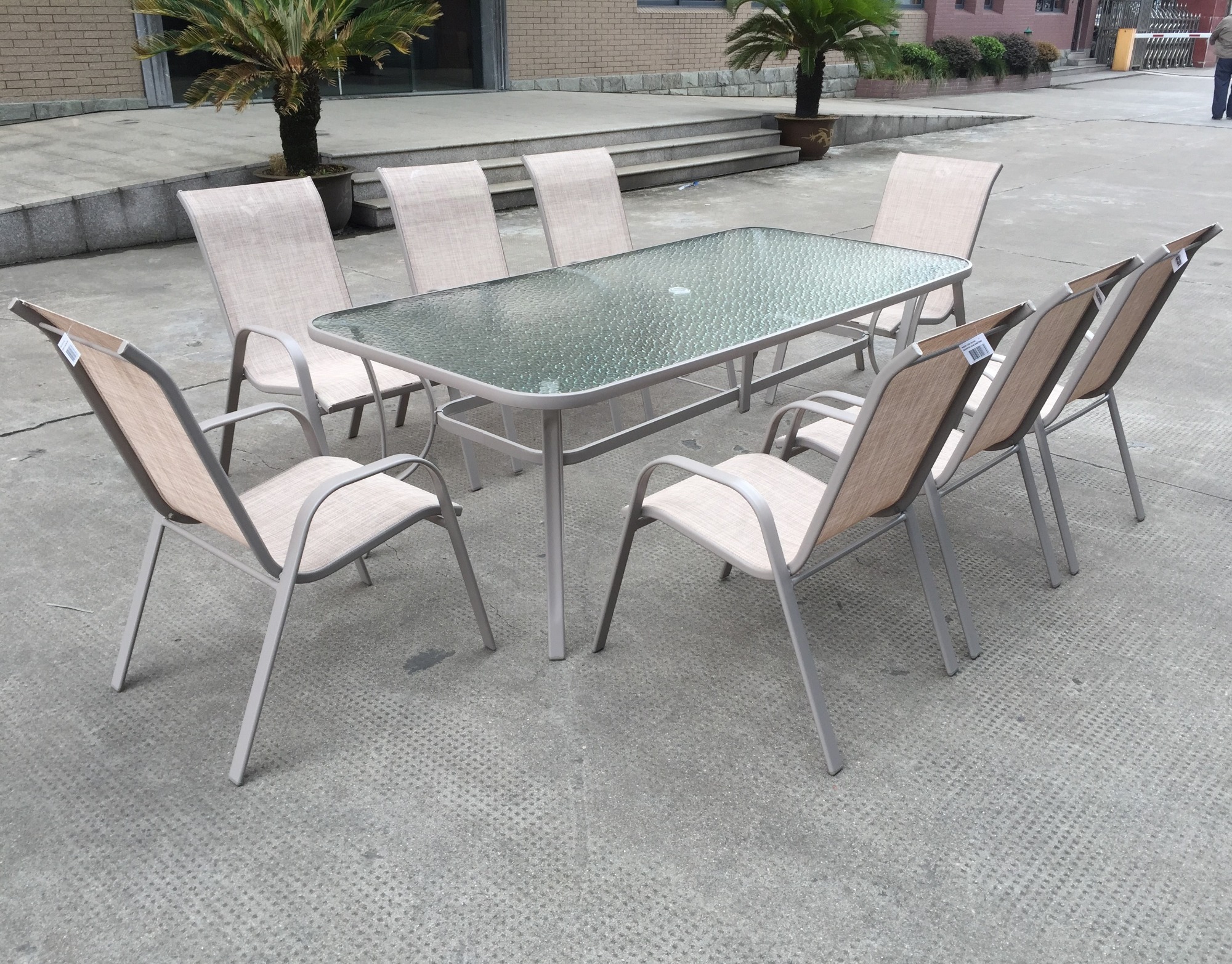 JD159 ALUMINIUM SLING DINING SET