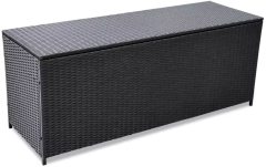 MR355 Outdoor wicker Large Storage Chest Box