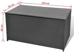 MR354 Outdoor Wicker Storage Box