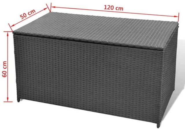 MR354 Outdoor Wicker Storage Box