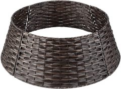 MT352 Wicker Christmas Tree Collar Skirt Ring