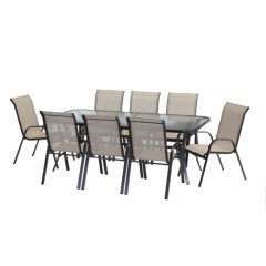 JD159 ALUMINIUM SLING DINING SET