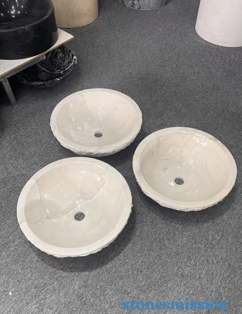 Stones mission.com,Beige Marble Sinks Outter Natural Splite Finish Way,Xiamen Stones Mission Co.,Ltd,Beige Marble Sinks Outter Natural Splite Finish Way