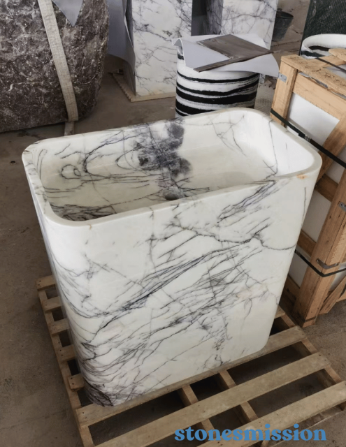 Stones mission.com,Lilac White Marble Stand Basins Stand Sinks,Xiamen Stones Mission Co.,Ltd,Lilac White Marble Stand Basins Stand Sinks
