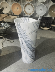 Stones mission.com,White Shaped Marble Stand Sinks,Xiamen Stones Mission Co.,Ltd,White Shaped Marble Stand Sinks