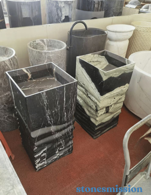 Stones mission.com,Standing Square Marble Washbasin,Xiamen Stones Mission Co.,Ltd,Standing Square Marble Washbasin