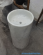 Stones mission.com,White and Grey Standing Marble Washbasin,Xiamen Stones Mission Co.,Ltd,White and Grey Standing Marble Washbasin