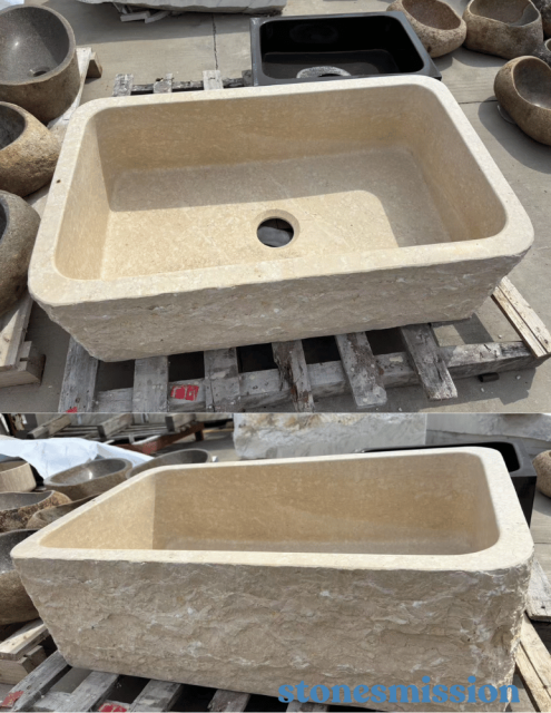 Stones mission.com,Beige Marble Sink Natural Stone Sink Wholesale,Xiamen Stones Mission Co.,Ltd,Beige Marble Sink Natural Stone Sink Wholesale