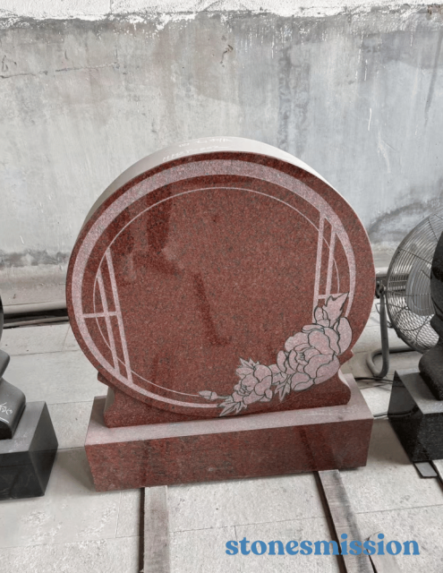 Stones mission.com,Granite Upright Headstone red,Xiamen Stones Mission Co.,Ltd,Granite Upright Headstone red