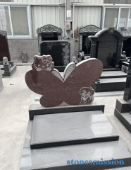 Stones mission.com,Granite Upright Headstone butterfly,Xiamen Stones Mission Co.,Ltd,Granite Upright Headstone butterfly