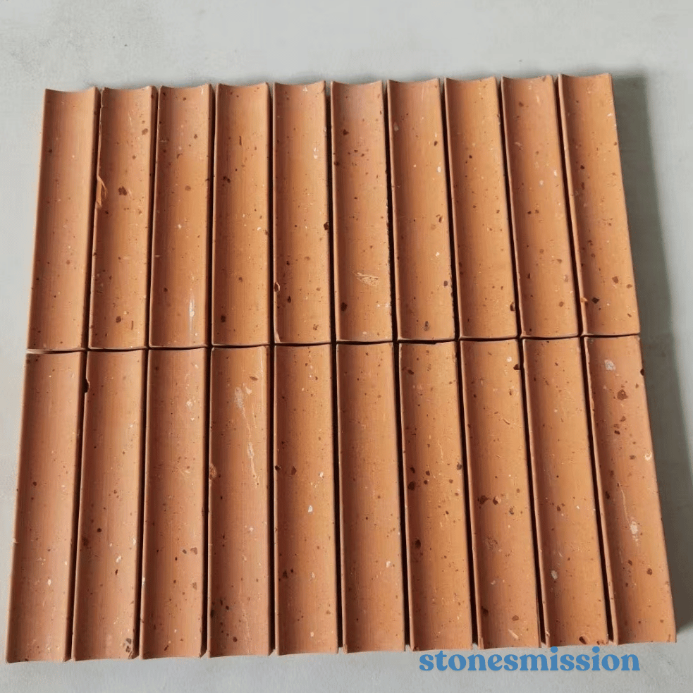 Stones mission.com,Terracotta Cylindrical Mosaic,Xiamen Stones Mission Co.,Ltd,Terracotta Cylindrical Mosaic