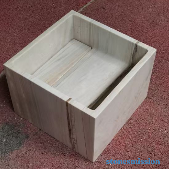 Stones mission.com,White Marble Square Washbasin,Xiamen Stones Mission Co.,Ltd,White Marble Square Washbasin