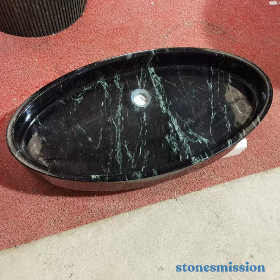 Stones mission.com,Black Oval Marble Washbasin,Xiamen Stones Mission Co.,Ltd,Black Oval Marble Washbasin