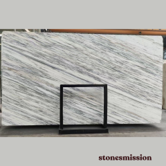 Stones mission.com,Elegant White & Grey Streaked Natural Marble Slab,Xiamen Stones Mission Co.,Ltd,Elegant White & Grey Streaked Natural Marble Slab