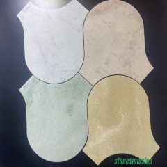 Stones mission.com,Shield shaped Natural Stone mosaic Tiles in Multiple Colors,Xiamen Stones Mission Co.,Ltd,Shield shaped Natural Stone mosaic Tiles in Multiple Colors