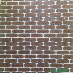 Stones mission.com,Brown Oval Marble Mosaic Tiles,Xiamen Stones Mission Co.,Ltd,Brown Oval Marble Mosaic Tiles