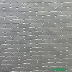 Stones mission.com,Grey Oval Marble Mosaic Tiles,Xiamen Stones Mission Co.,Ltd,Grey Oval Marble Mosaic Tiles