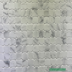 Stones mission.com,White Scalloped Marble Mosaic Tiles,Xiamen Stones Mission Co.,Ltd,White Scalloped Marble Mosaic Tiles