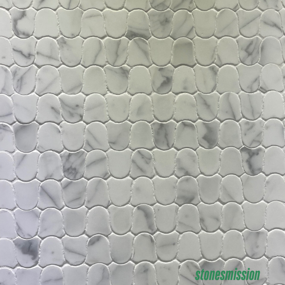Stones mission.com,White Scalloped Marble Mosaic Tiles,Xiamen Stones Mission Co.,Ltd,White Scalloped Marble Mosaic Tiles
