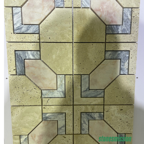 Stones mission.com,Beige and Marble Accent Mosaic,Xiamen Stones Mission Co.,Ltd,Beige and Marble Accent Mosaic