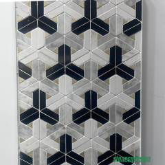 Stones mission.com,Geometric Hexagon inspired Marble Mosaic Tiles,Xiamen Stones Mission Co.,Ltd,Geometric Hexagon inspired Marble Mosaic Tiles