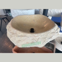 Stones mission.com,Beige Natural Stone Basin Sink,Xiamen Stones Mission Co.,Ltd,Beige Natural Stone Basin Sink