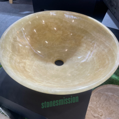Stones mission.com,Cream Round Marble Sink,Xiamen Stones Mission Co.,Ltd,Cream Round Marble Sink