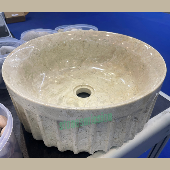 Stones mission.com,Ivory Round Marble Sink,Xiamen Stones Mission Co.,Ltd,Ivory Round Marble Sink