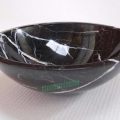 Stones mission.com,Black Veined Stone Round Sink,Xiamen Stones Mission Co.,Ltd,Black Veined Stone Round Sink