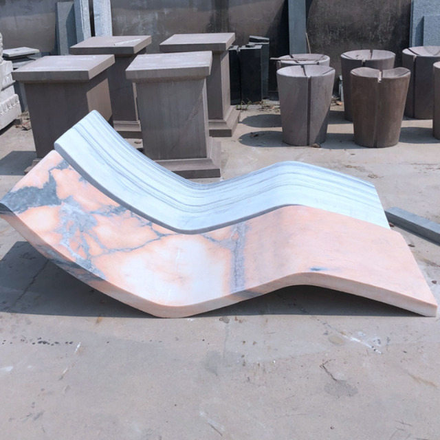 Stones mission.com,Garden Patio Resting Lying Seat Pink Marble Stone Garden Granite Bench,Xiamen Stones Mission Co.,Ltd,Garden Patio Resting Lying Seat Pink Marble Stone Garden Granite Bench