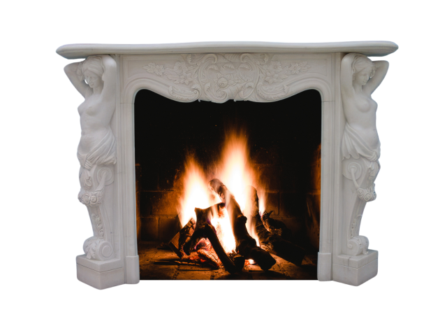 Stones mission.com,Artistic White Marble Fireplace,Xiamen Stones Mission Co.,Ltd,Artistic White Marble Fireplace