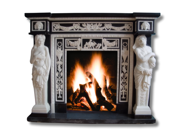 Stones mission.com,Exquisite Carved Marble Fireplace,Xiamen Stones Mission Co.,Ltd,Exquisite Carved Marble Fireplace