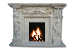Stones mission.com,Ornately Carved Marble Fireplace Surround,Xiamen Stones Mission Co.,Ltd,Ornately Carved Marble Fireplace Surround
