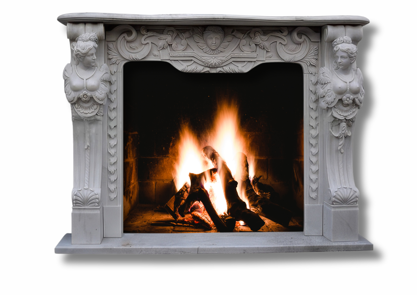 Stones mission.com,Intricately Carved Marble Fireplace,Xiamen Stones Mission Co.,Ltd,Intricately Carved Marble Fireplace