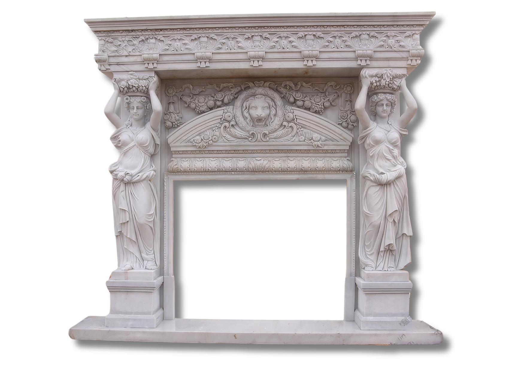 Stones mission.com,Magnificent White Marble Fireplace,Xiamen Stones Mission Co.,Ltd,Magnificent White Marble Fireplace