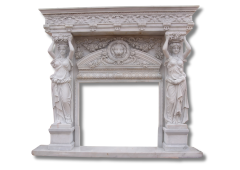 Stones mission.com,Magnificent White Marble Fireplace,Xiamen Stones Mission Co.,Ltd,Magnificent White Marble Fireplace