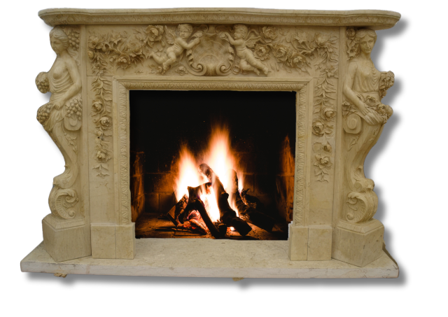 Stones mission.com,Natural Stone Elegant Fireplace Surround,Xiamen Stones Mission Co.,Ltd,Natural Stone Elegant Fireplace Surround
