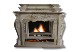 Stones mission.com,Elegant Carved Marble Fireplace,Xiamen Stones Mission Co.,Ltd,Elegant Carved Marble Fireplace