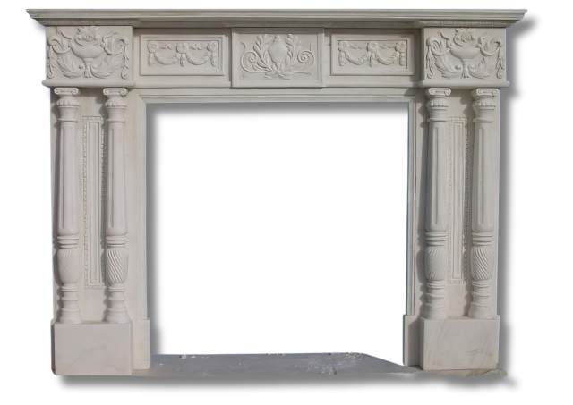 Stones mission.com,High Quality Durable Natural Marble Fireplace Mantel Set,Xiamen Stones Mission Co.,Ltd,High Quality Durable Natural Marble Fireplace Mantel Set