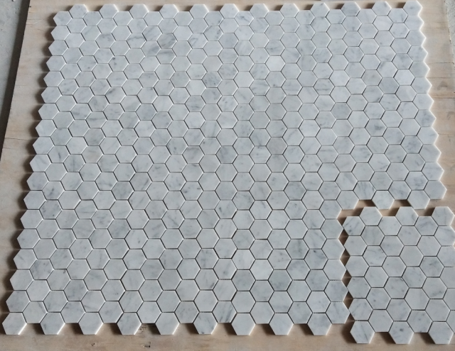 Stones mission.com,White Hex Marble Mosaic Tiles,Xiamen Stones Mission Co.,Ltd,White Hex Marble Mosaic Tiles
