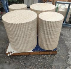 Stones mission.com,Beige Travertine Italy Table Dedside Stand,Xiamen Stones Mission Co.,Ltd,